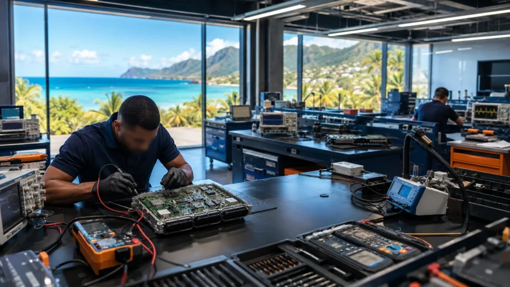 Réparation électronique et reprogrammation moteur en Guadeloupe