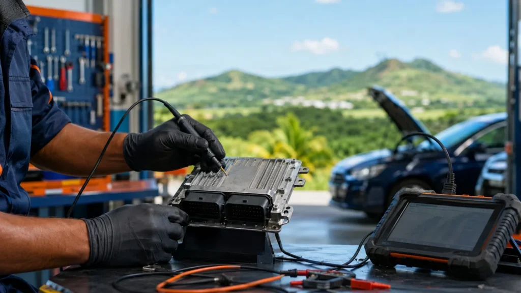 Réparation électronique et reprogrammation moteur au Lamentin